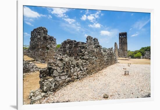 Panama Viejo, the remains of Old Panama, UNESCO World Heritage Site, Panama City, Panama, Central A-Michael Runkel-Framed Photographic Print