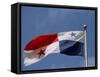 Panamanian Flag, Panama, Central America-Sergio Pitamitz-Framed Stretched Canvas