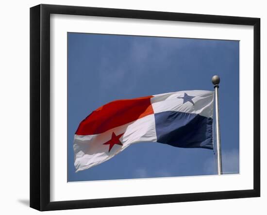 Panamanian Flag, Panama, Central America-Sergio Pitamitz-Framed Photographic Print
