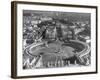 Panaromic View of Rome from Atop St. Peter's Basilica Looking Down on St. Peter's Square-Margaret Bourke-White-Framed Photographic Print