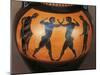 Panathenaic Amphora Depicting Boxing Scene, from Tomb of the Warrior at Vulci-null-Mounted Giclee Print