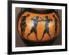 Panathenaic Amphora Depicting Boxing Scene, from Tomb of the Warrior at Vulci-null-Framed Giclee Print