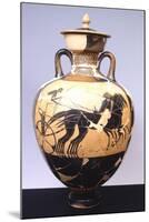 Panathenaic Amphora Depicting Start of Chariot Race-null-Mounted Giclee Print