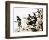 Pancake Race-null-Framed Giclee Print