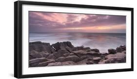 Pancake Rock, Paparoa, West Coast, South Island, New Zealand-Rainer Mirau-Framed Photographic Print