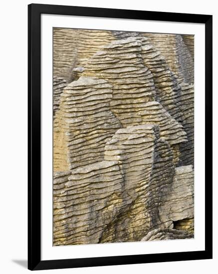 Pancake Rocks on South Island-Michele Westmorland-Framed Photographic Print