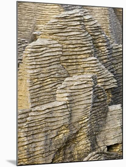 Pancake Rocks on South Island-Michele Westmorland-Mounted Photographic Print