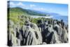 Pancake Rocks, Paparoa National Park, West Coast, South Island, New Zealand, Pacific-Michael Runkel-Stretched Canvas