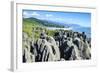 Pancake Rocks, Paparoa National Park, West Coast, South Island, New Zealand, Pacific-Michael Runkel-Framed Photographic Print