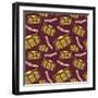 Pancakes & Bacon Pattern-Lauren Ramer-Framed Giclee Print