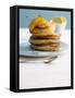 Pancakes with Orange Slices and Maple Syrup-Jan-peter Westermann-Framed Stretched Canvas