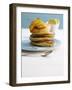 Pancakes with Orange Slices and Maple Syrup-Jan-peter Westermann-Framed Photographic Print