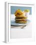 Pancakes with Orange Slices and Maple Syrup-Jan-peter Westermann-Framed Photographic Print