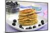 Pancakes with Poppy Seeds and Blueberries-ALein-Mounted Photographic Print