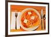 Pancakes-null-Framed Art Print