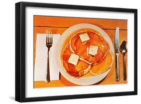 Pancakes-null-Framed Art Print