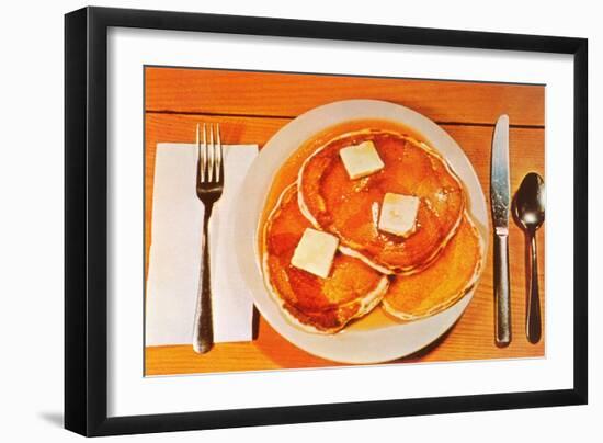 Pancakes-null-Framed Art Print