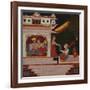 Pancham Ragini - a Handmaiden of an Enamoured Couple Rewards a Musician-null-Framed Giclee Print