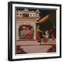 Pancham Ragini - a Handmaiden of an Enamoured Couple Rewards a Musician-null-Framed Giclee Print