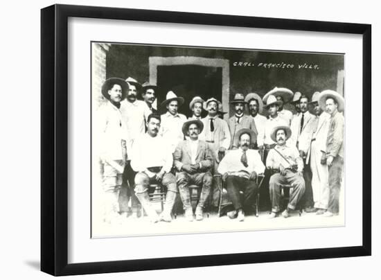 Pancho Villa and Gang, Mexico-null-Framed Art Print