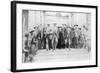 Pancho Villa and General Hugh Scott-null-Framed Photographic Print