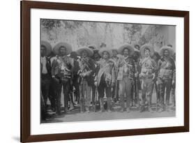 Pancho Villa and Staff-null-Framed Art Print