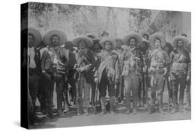 Pancho Villa and Staff-null-Stretched Canvas