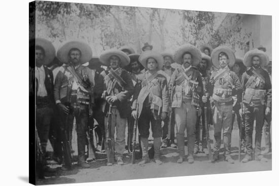 Pancho Villa and Staff-null-Stretched Canvas