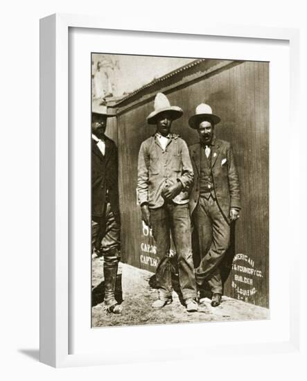 Pancho Villa and Two Rebels-null-Framed Giclee Print