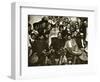 Pancho Villa in the Presidential Chair with Emiliano Zapata at His Side, Mexico City, 1914-5-null-Framed Premium Giclee Print