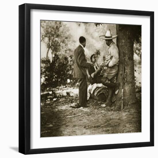 Pancho Villa on His Ranch, 1920-23-Gerald Brandon-Framed Giclee Print