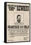 Pancho Villa Wanted Sign Print Poster-null-Framed Stretched Canvas