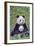 Panda And Baby-null-Framed Premium Giclee Print