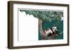 Panda And Child-Nancy Tillman-Framed Art Print