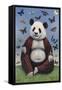 Panda Buddha-James W. Johnson-Framed Stretched Canvas