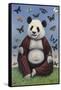 Panda Buddha-James W. Johnson-Framed Stretched Canvas