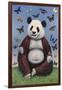 Panda Buddha-James W. Johnson-Framed Giclee Print