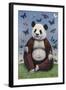 Panda Buddha-James W. Johnson-Framed Giclee Print