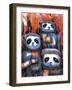 Panda Explorers-Ric Stultz-Framed Giclee Print