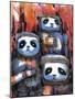 Panda Explorers-Ric Stultz-Mounted Giclee Print