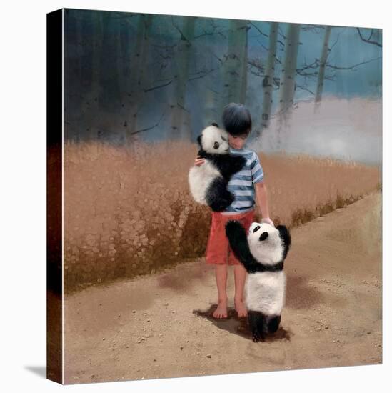 Panda Friends-Nancy Tillman-Stretched Canvas