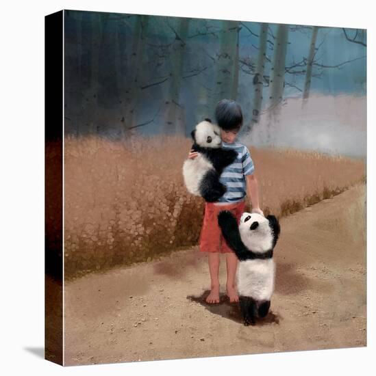 Panda Friends-Nancy Tillman-Stretched Canvas