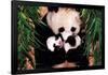 Panda Mother and Baby-null-Framed Poster