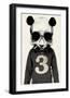 Panda No. 3-Hidden Moves-Framed Art Print