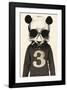 Panda No.3-Hidden Moves-Framed Art Print