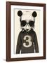 Panda No.3-Hidden Moves-Framed Art Print