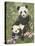 Panda Paradise-William Vanderdasson-Stretched Canvas