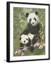 Panda Paradise-William Vanderdasson-Framed Giclee Print