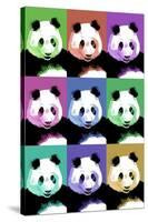 Panda Pop Art - Visit the Zoo-Lantern Press-Stretched Canvas
