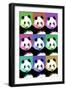 Panda Pop Art - Visit the Zoo-Lantern Press-Framed Art Print